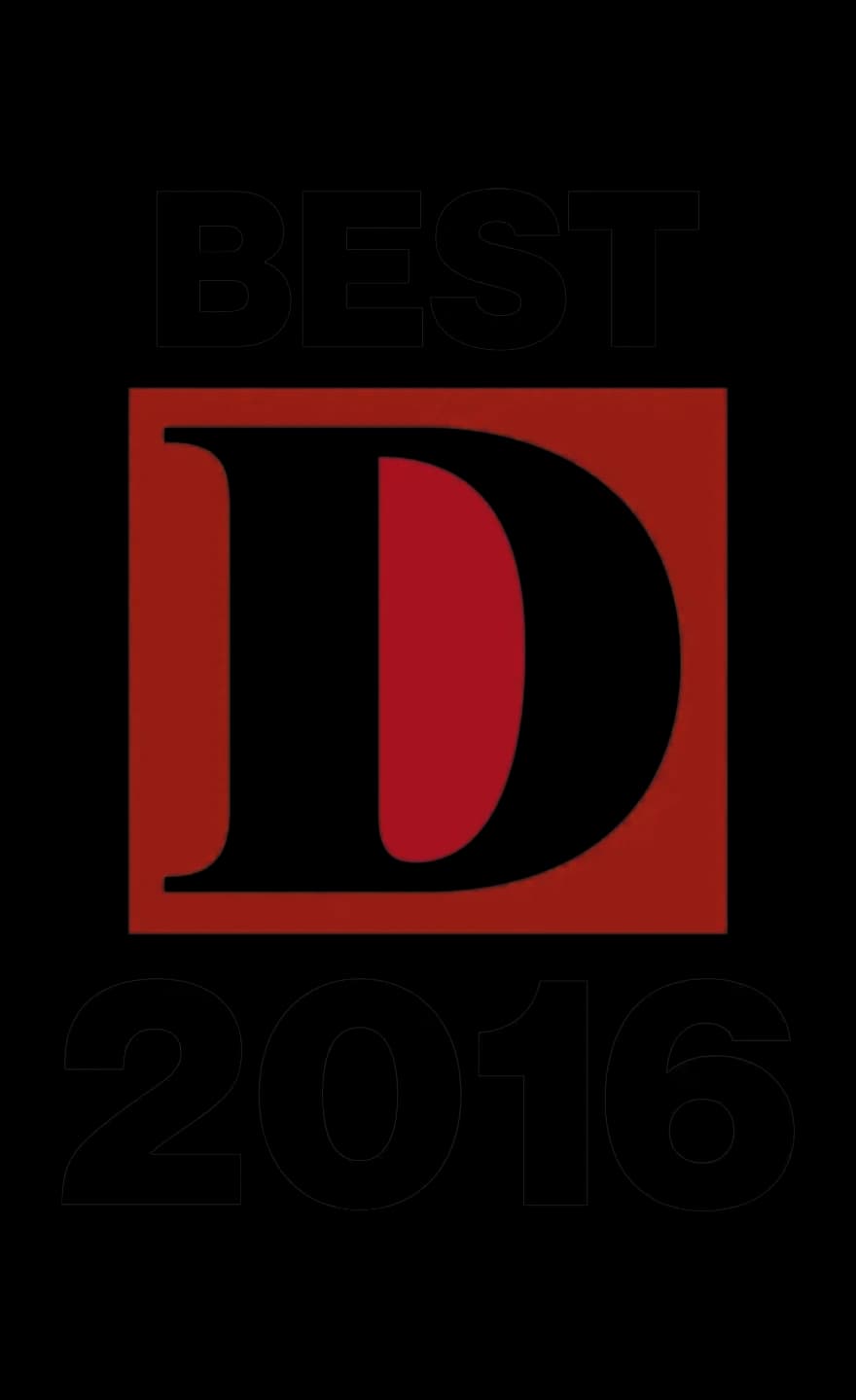D Magazine Best 2016 award badge