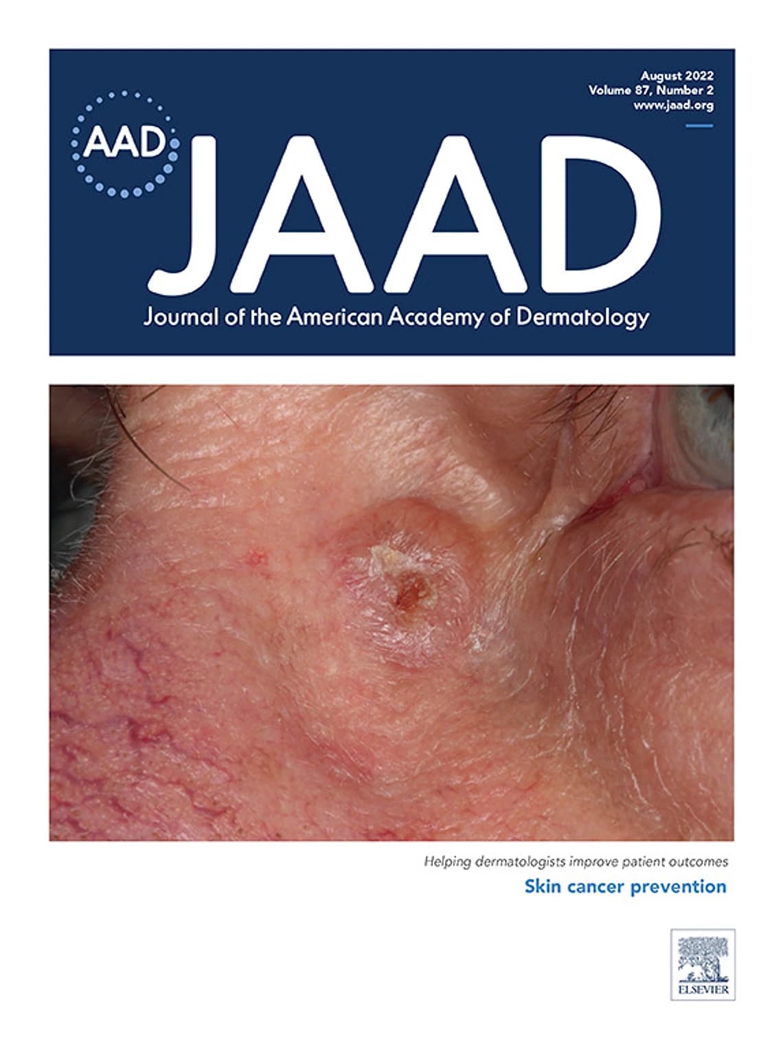 Cover of the Journal of the American Academy of Dermatology