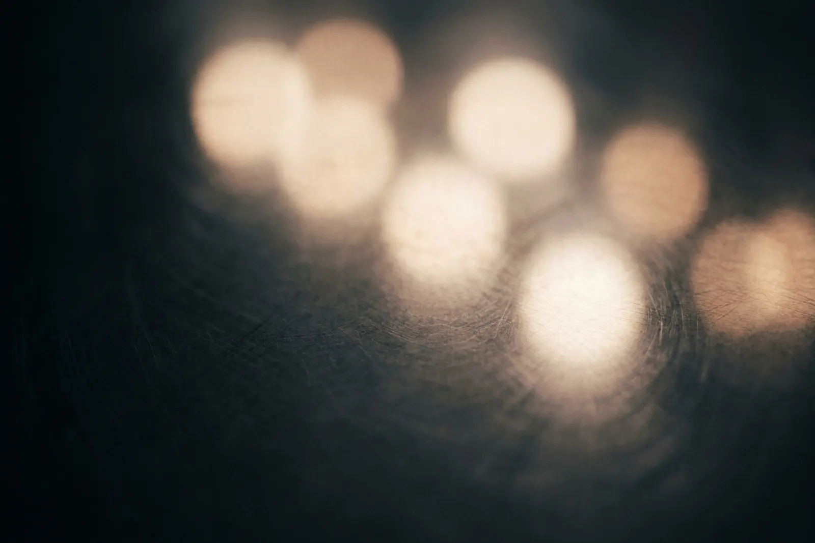 Soft surgical light reflected in polished steel